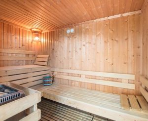 sauna espace bien-être au domaine de la chataigneraie cantal