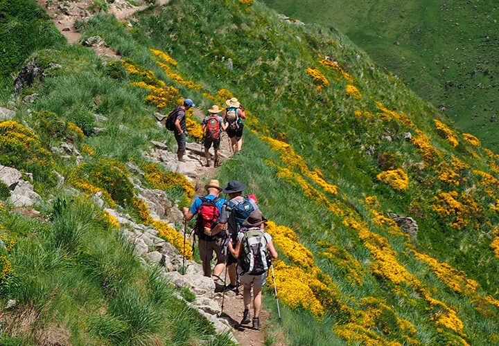 Séjour randonnées en groupe : du chemin de saint jacques de compostelle au puy mary